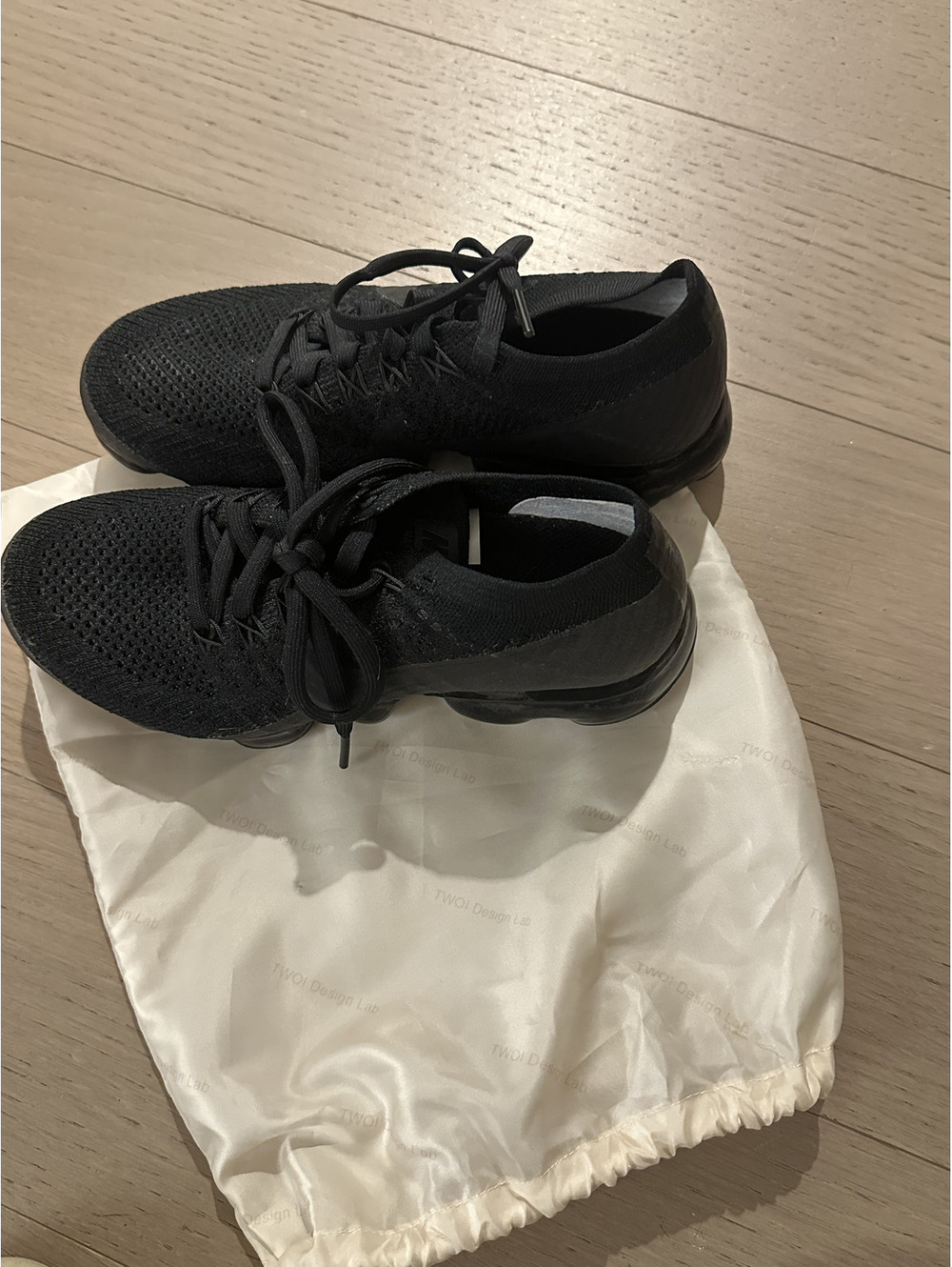 Nike Air VaporMax Flyknit 3 Black Running Shoes